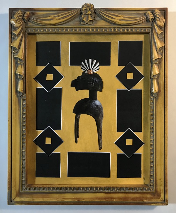 black and ochre with african totem 2021 10x8 framed collage.jpg